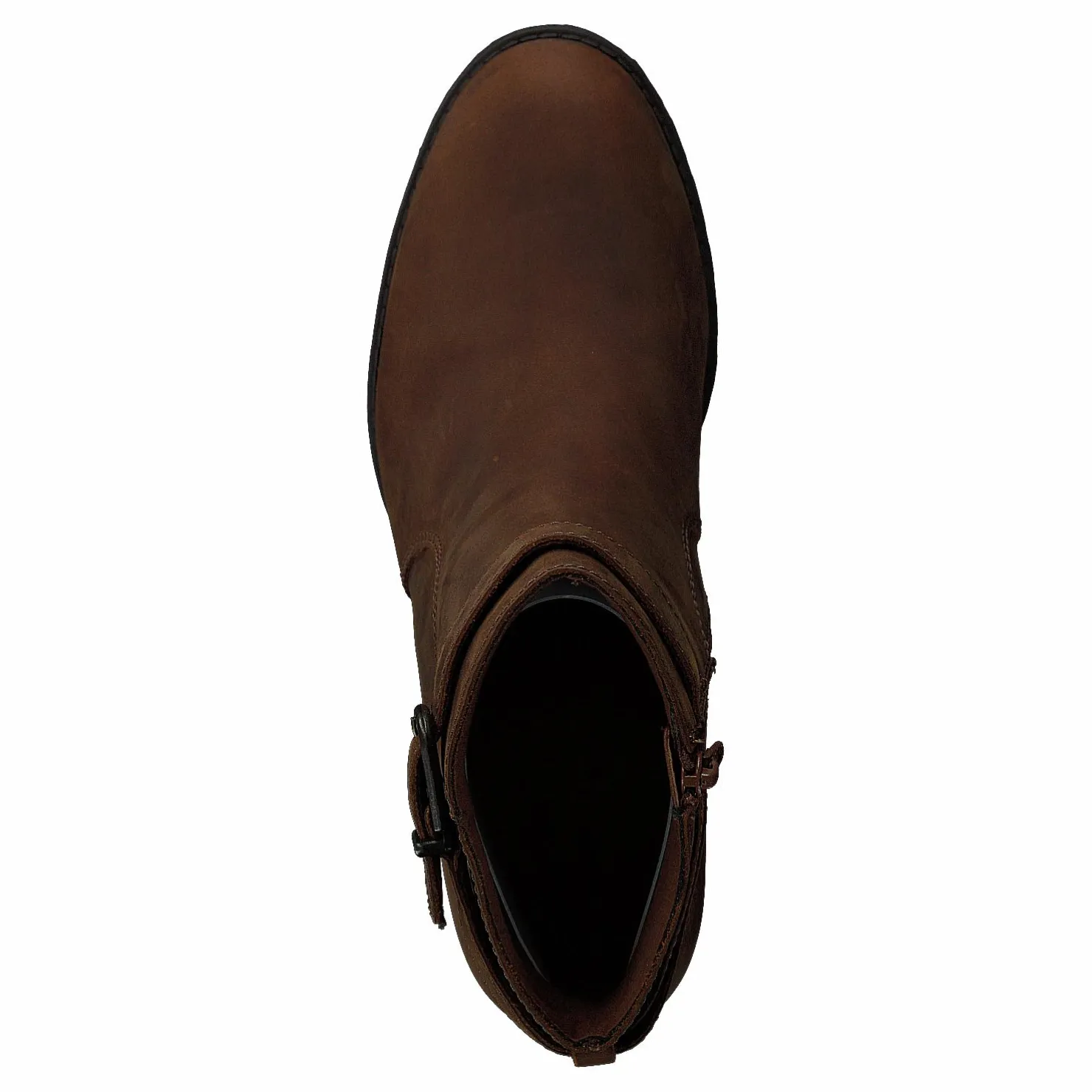 Clarks Verona Lark Dark Tan Leather Brun Outlet