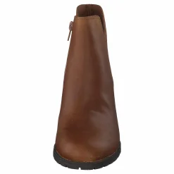 Clarks Verona Trish Dark Tan Lea Brun Outlet