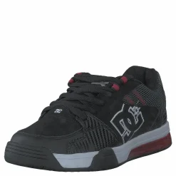 DC Shoes Versatile Black/white/athletic Red Svart Discount
