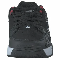 DC Shoes Versatile Black/white/athletic Red Svart Discount