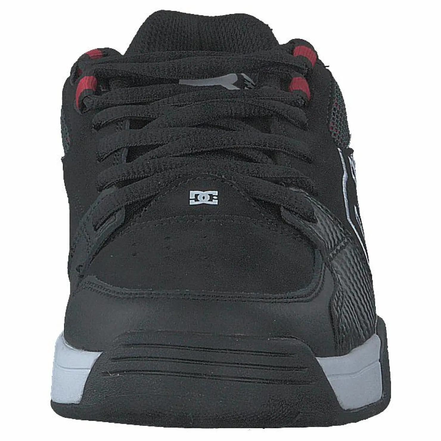 DC Shoes Versatile Black/white/athletic Red Svart Discount