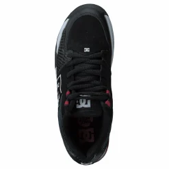 DC Shoes Versatile Black/white/athletic Red Svart Discount
