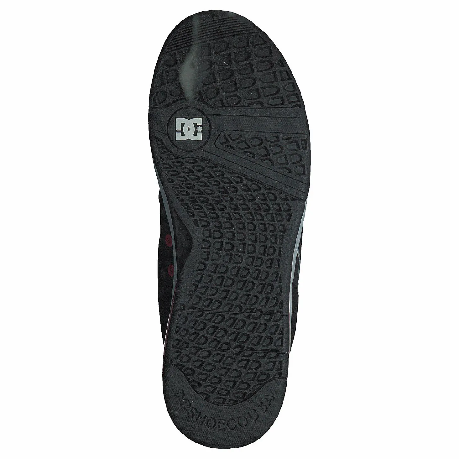 DC Shoes Versatile Black/white/athletic Red Svart Discount