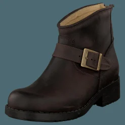 Johnny Bulls Very Low Boot Zip Back Brown/Gold Brun Best