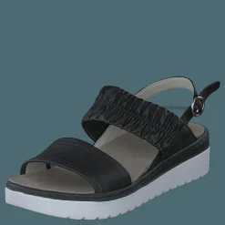 Scholl Viareggio Elastic Black Svart Sale