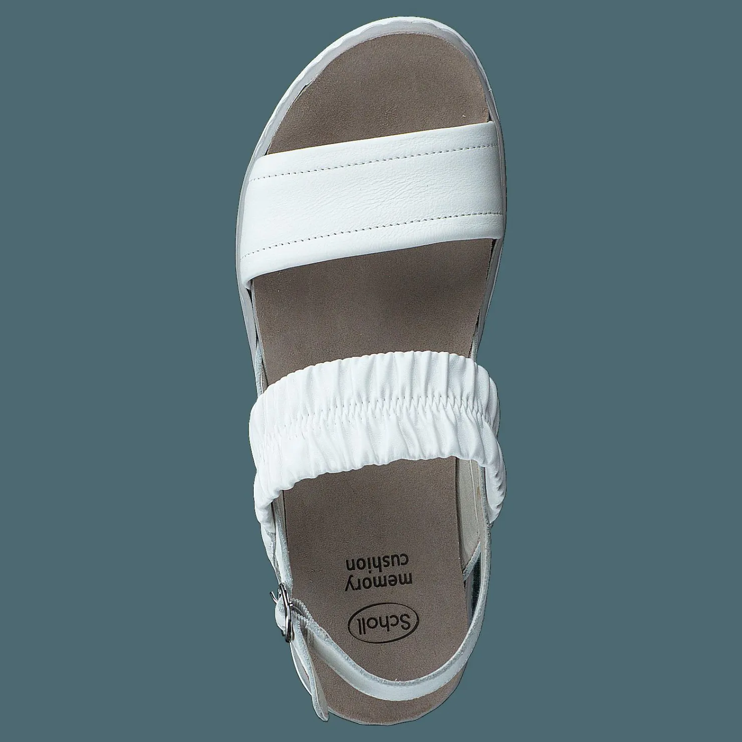 Scholl Viareggio Elastic White Vit New