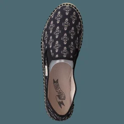 Odd Molly Vibrant Walker Espadrillo Almost Black Beige Best