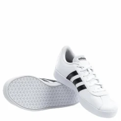 adidas VL Court 2.0 Shoes Cloud White / Core Black / Cloud White Vit Discount