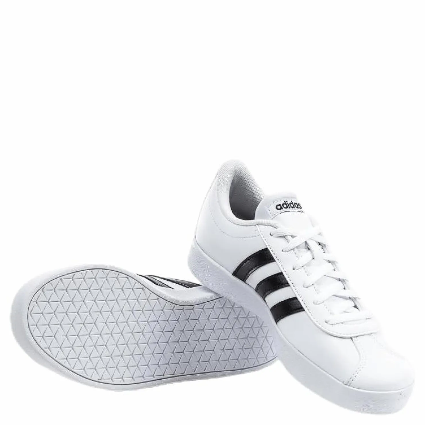adidas VL Court 2.0 Shoes Cloud White / Core Black / Cloud White Vit Discount