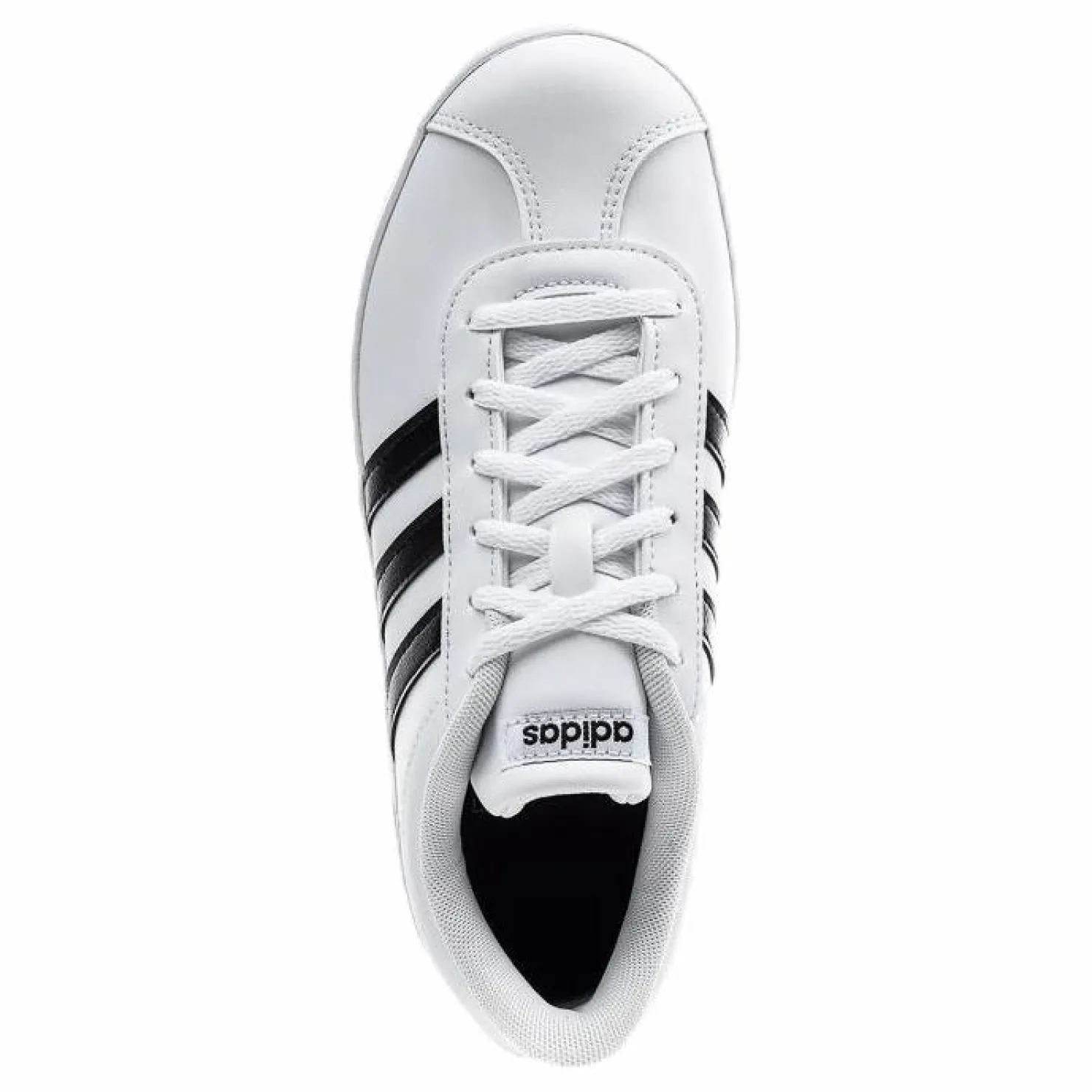 adidas VL Court 2.0 Shoes Cloud White / Core Black / Cloud White Vit Discount