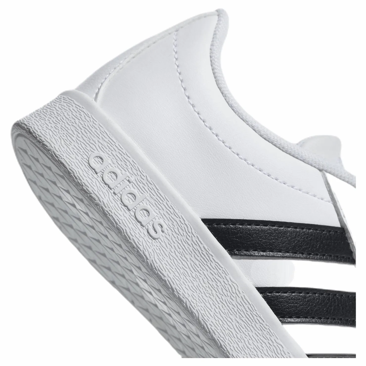 adidas VL Court 2.0 Shoes Cloud White / Core Black / Cloud White Vit Discount