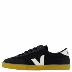 Veja Volley Volley Canvas Blck_white_natur Svart Hot