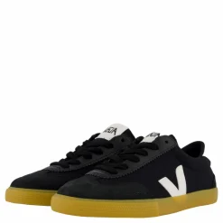 Veja Volley Volley Canvas Blck_white_natur Svart Hot
