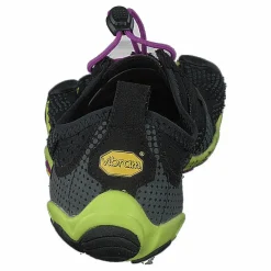 Vibram Fivefingers V-run Black/yellow/purple Grå och Svart New