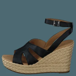 UGG W Careena Black Leather Beige och Brun New