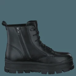UGG W Sidnee Black Leather Svart Online