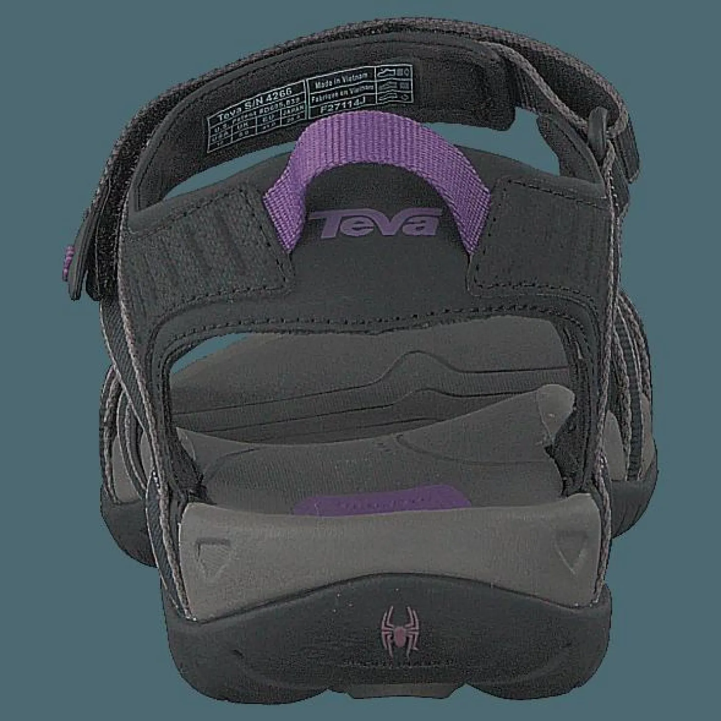Teva W Tirra Black/Grey Svart Clearance