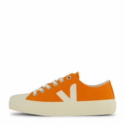 Veja Wata Ii Low Canvas Pumpkin Pierre Orange Clearance