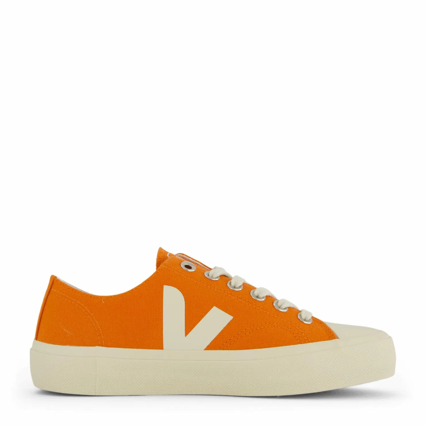 Veja Wata Ii Low Canvas Pumpkin Pierre Orange Clearance