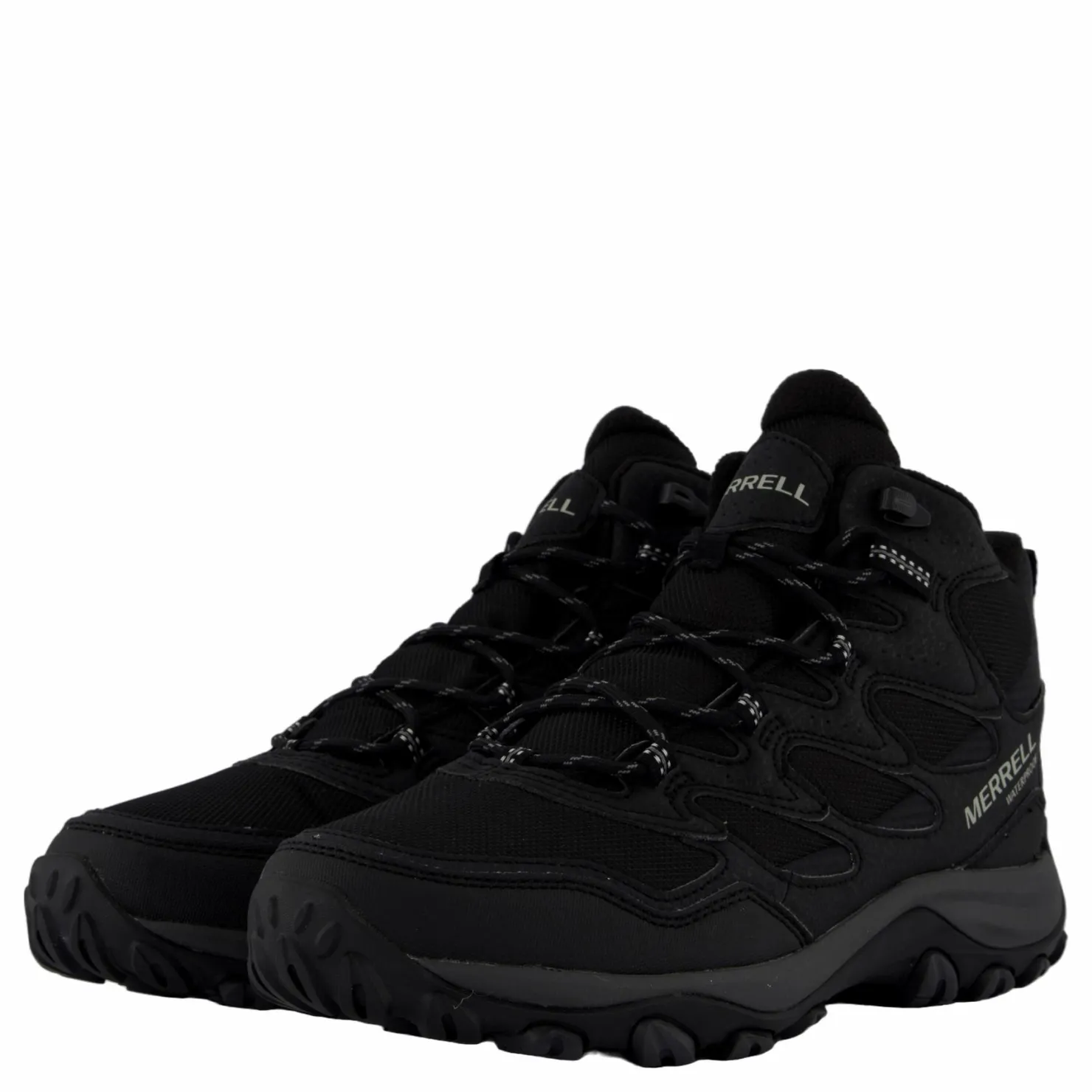 Merrell West Rim Sport Thermo Mid Wp Black Svart Best