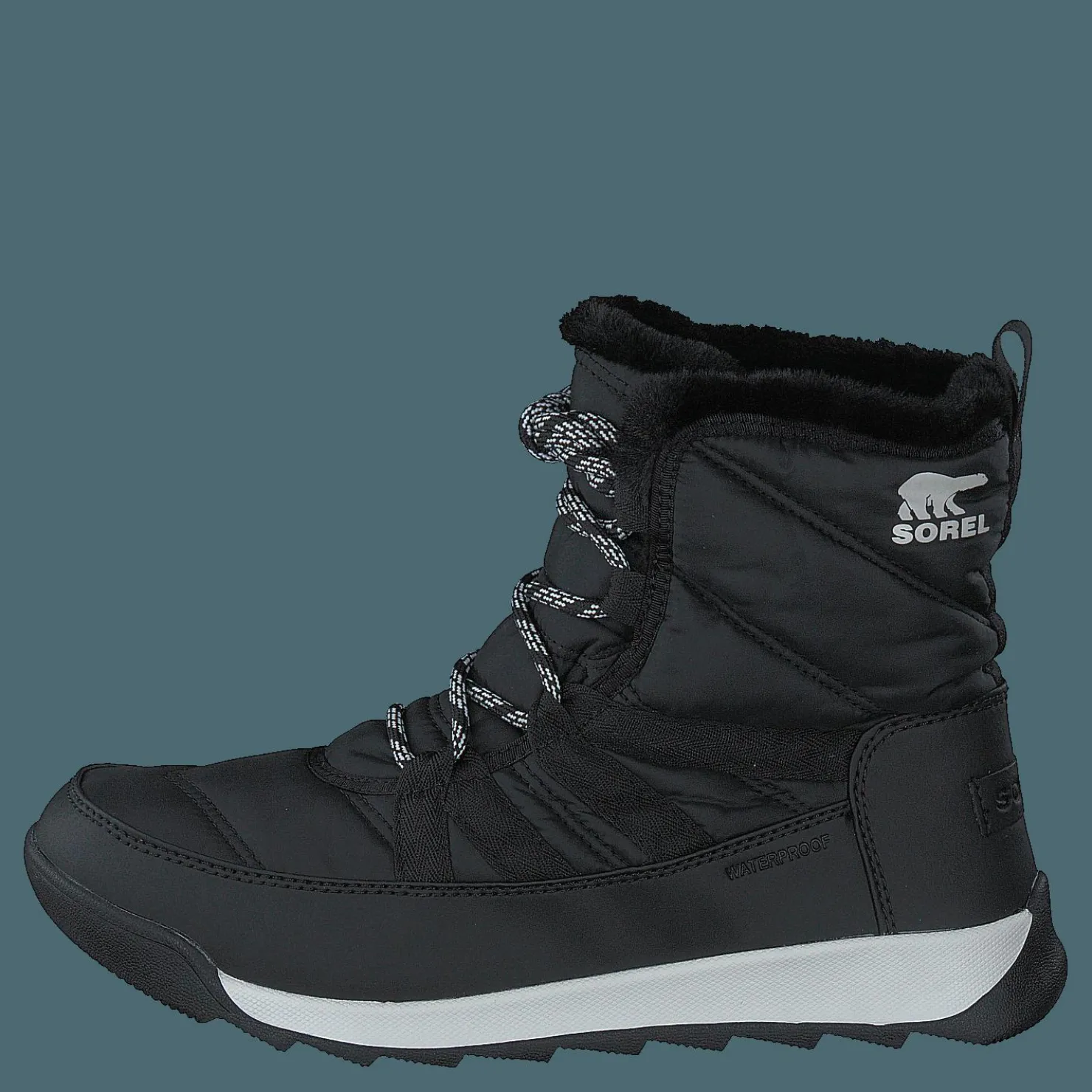 Sorel Whitney Ii Short Lace Wp Black Svart Best