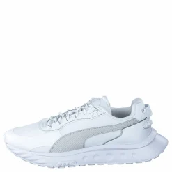 Puma Wild Rider Grip Ls White-gray Violet Blå