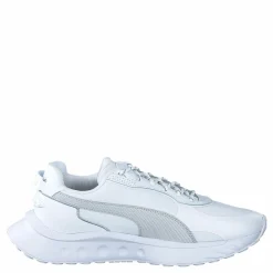 Puma Wild Rider Grip Ls White-gray Violet Blå
