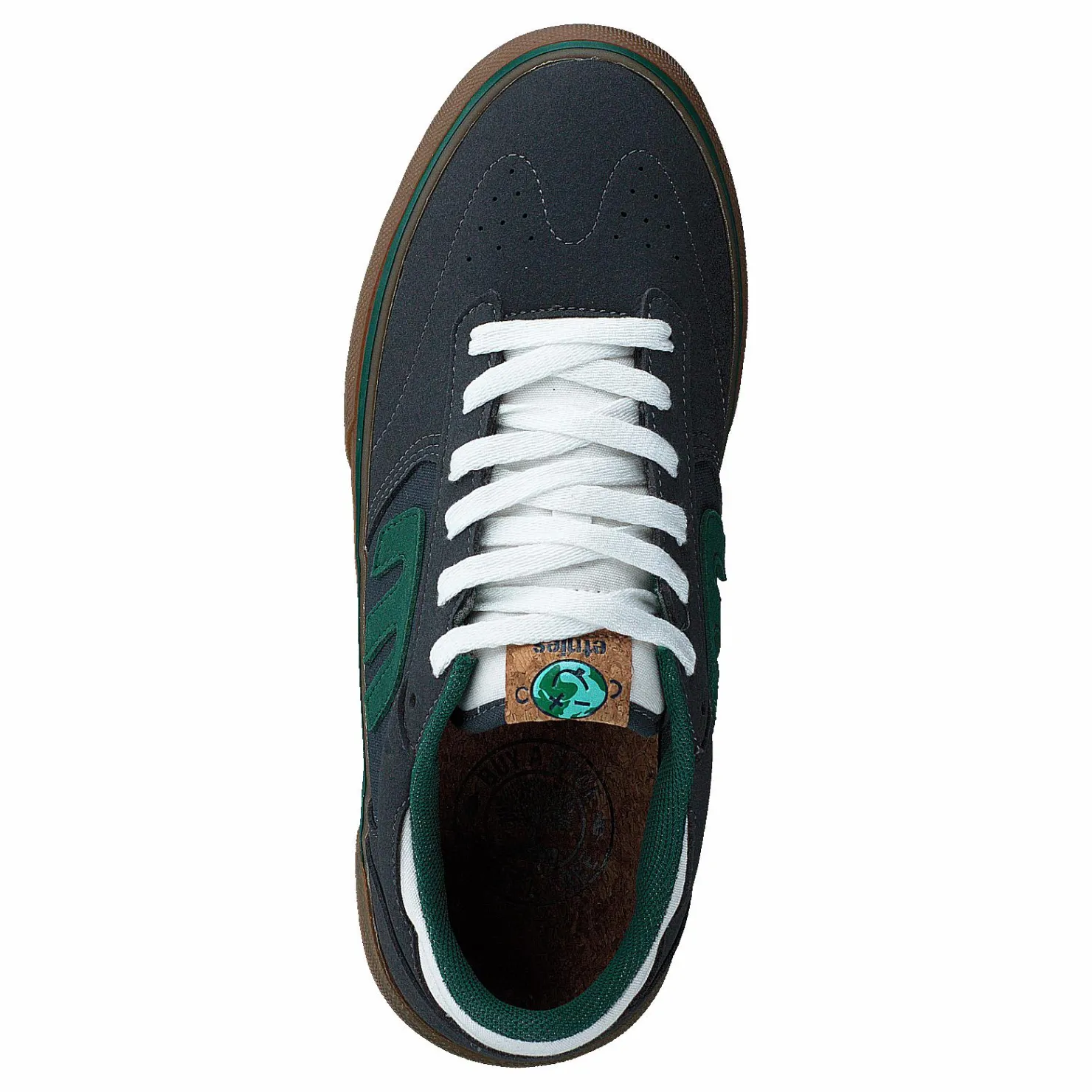 Etnies Windrow Vulc Dark Grey/ White/gum Grå och Grön Hot