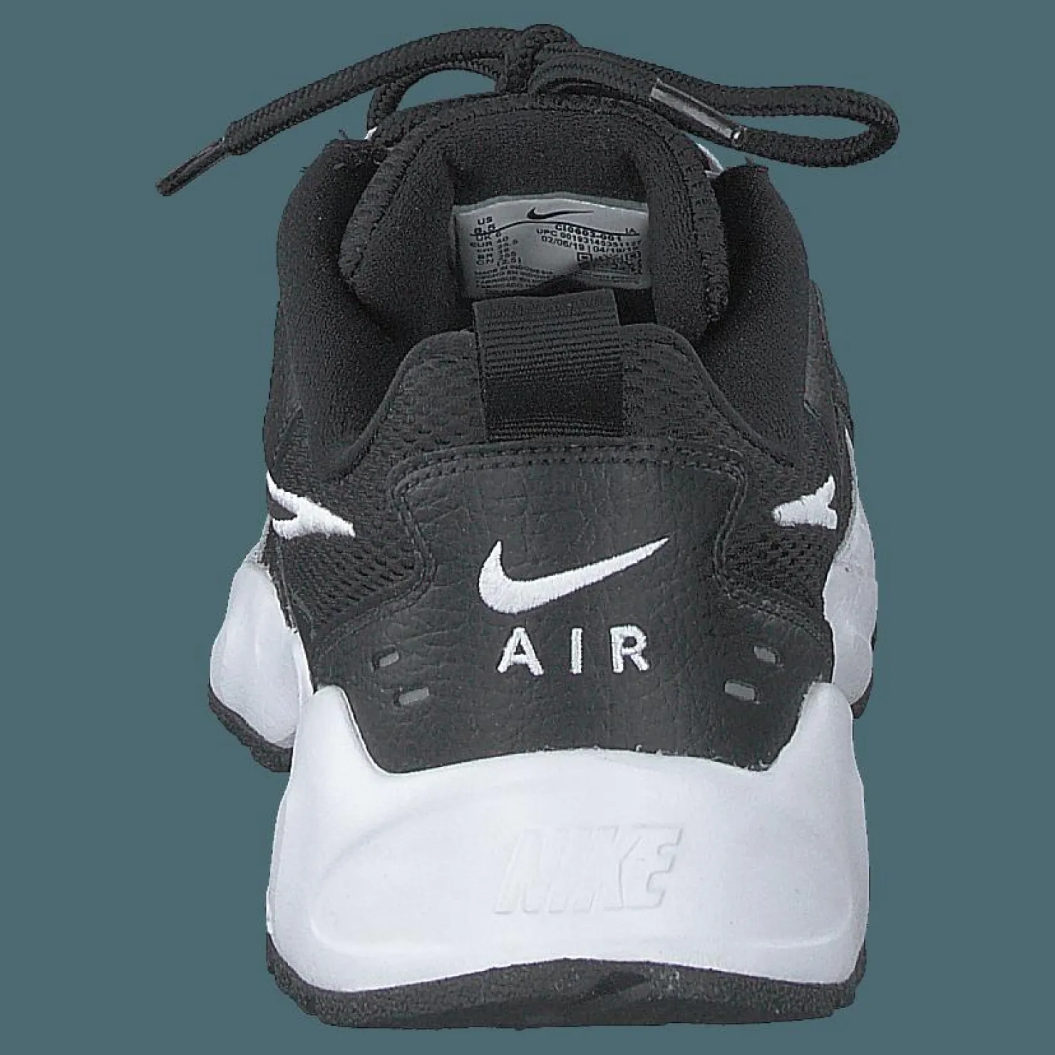 Nike Wmns Air Heights Black/black-white Svart Clearance