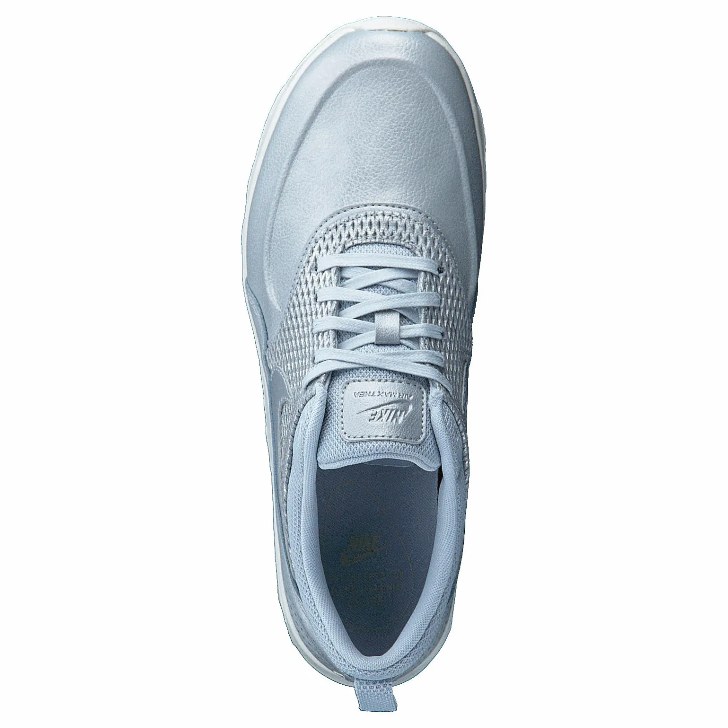 Nike Wmns Air Max Thea Prm Lea Mtlc Platinum/Pure Platinum Guld och Grå Discount