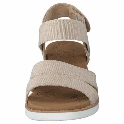 Skechers Womens Bobs Beach Kiss Nat Beige och Brun Hot