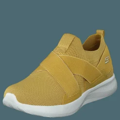 Skechers Womens Bobs Sport Squad 2 - Ki Yel Gul och Brun Clearance