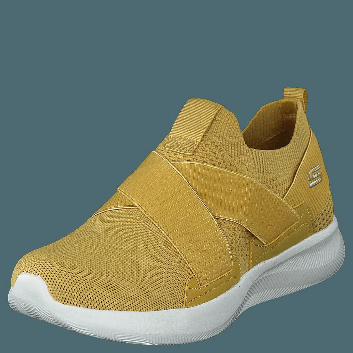 Skechers Womens Bobs Sport Squad 2 - Ki Yel Gul och Brun Clearance