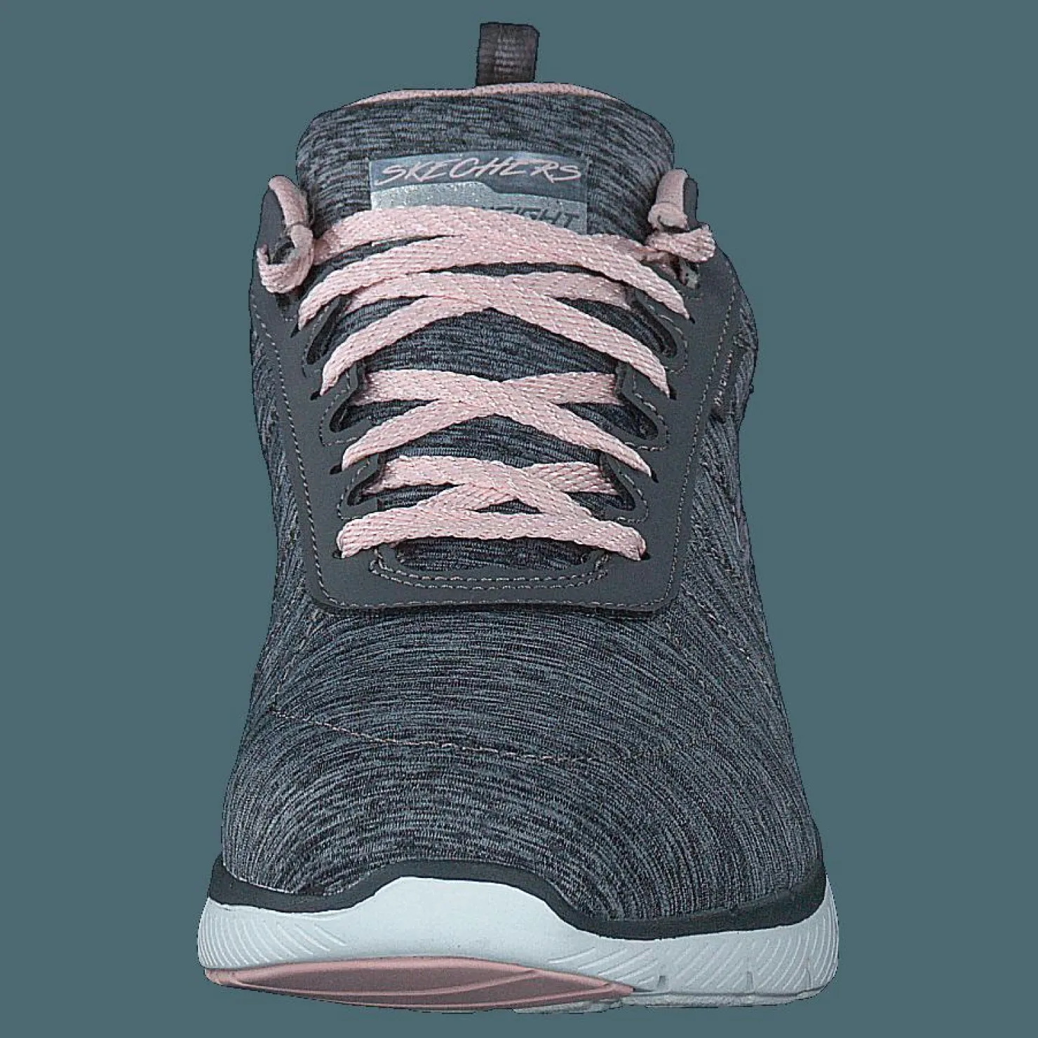 Skechers Womens Flex Appeal 3.0 - Jer's Gylp Gray Light Pink Grå