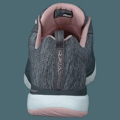 Skechers Womens Flex Appeal 3.0 - Jer's Gylp Gray Light Pink Grå