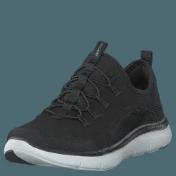 Skechers Womens Flex Appeal 2.0 Bkw Svart Clearance