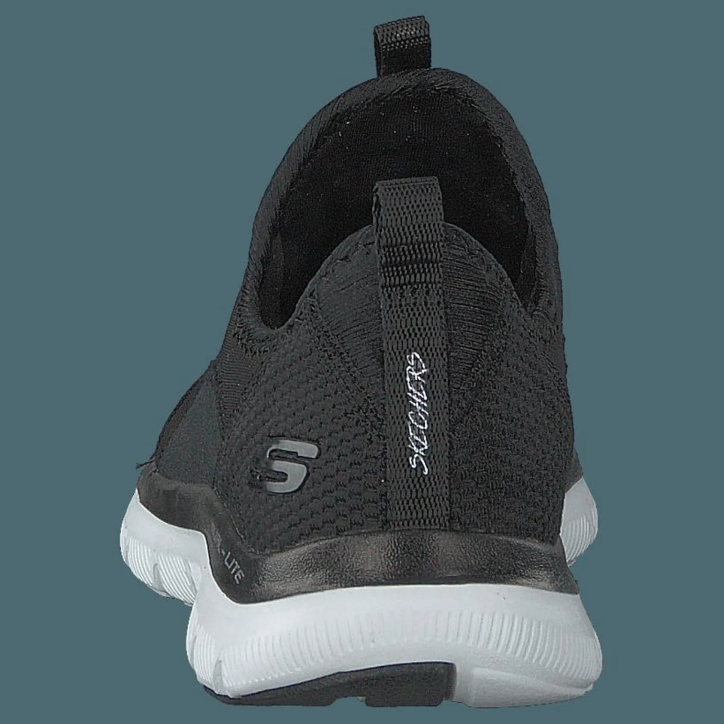 Skechers Womens Flex Appeal 2.0 Bkw Svart Clearance