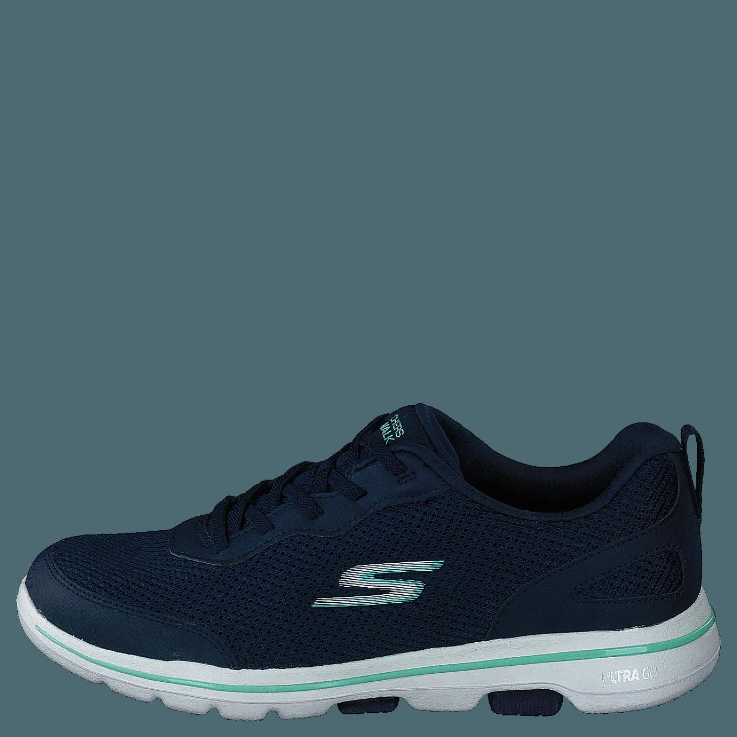 Skechers Womens Gowalk 5 - Guardian Nvaq Navy Aqua Blå New