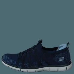 Skechers Womens Gratis - Chic Newness Nvy Navy Blå Hot