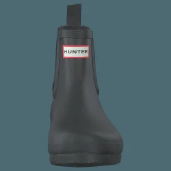 Hunter Women's Original Chelsea Black Grå och Svart Discount