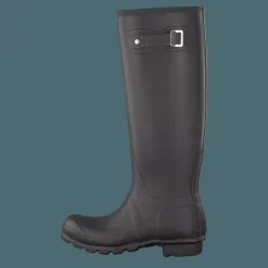 Hunter Women's Original Tall Black Svart och Grå Sale
