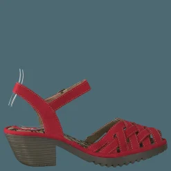 Fly London Wuzy001fly Copido Red Brun och Röd Hot