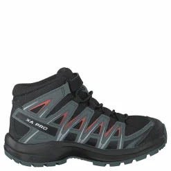 Salomon Xa Pro 3d Mid Cswp K Black/stormy Weather/cherry To Grå och Svart Hot