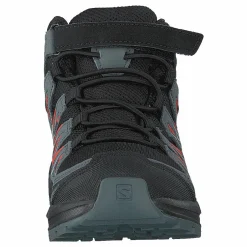 Salomon Xa Pro 3d Mid Cswp K Black/stormy Weather/cherry To Grå och Svart Hot