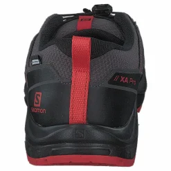 Salomon Xa Pro V8 Cswp J Magnet/black/poppy Red Grå och Svart New