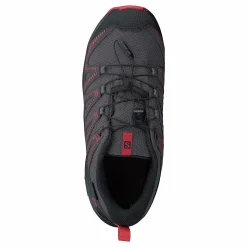 Salomon Xa Pro V8 Cswp J Magnet/black/poppy Red Grå och Svart New