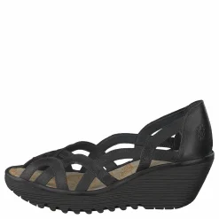 Fly London Yadi718fly Colmar Black Svart Discount