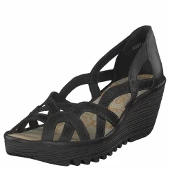 Fly London Yadi718fly Colmar Black Svart Discount