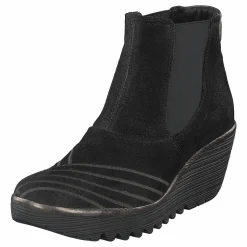 Fly London Yave Black/bronze Brun och Svart