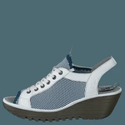 Fly London Yedu158fly Mousse (knitt)-white Blå Hot